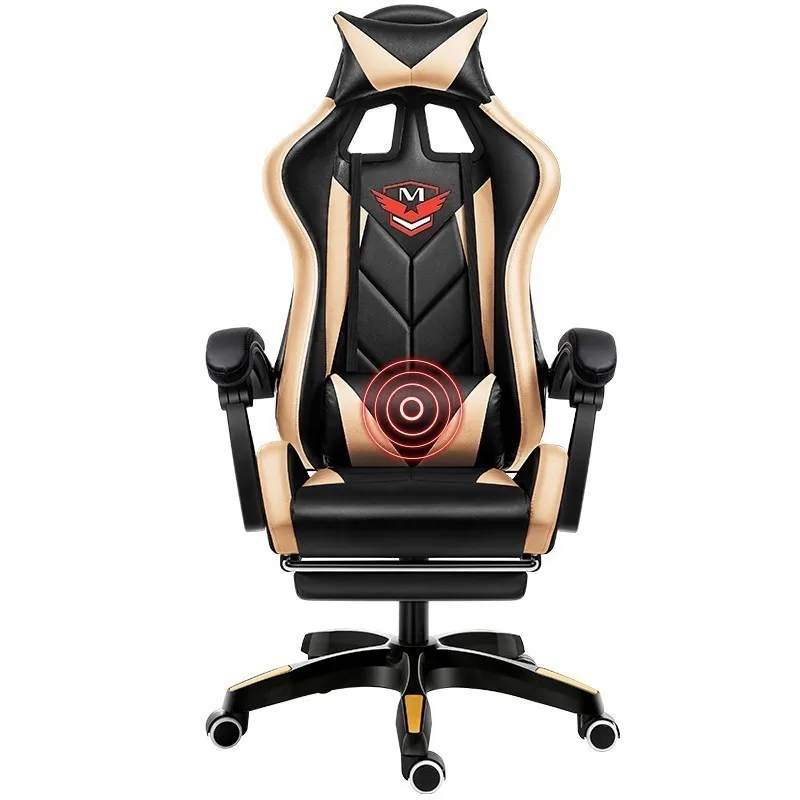 Роскошное Качество M001 Live Poltrona Gaming Silla Gamer Boss стул колесо может лежать Эргономика Синтетическая кожаная офисная мебель