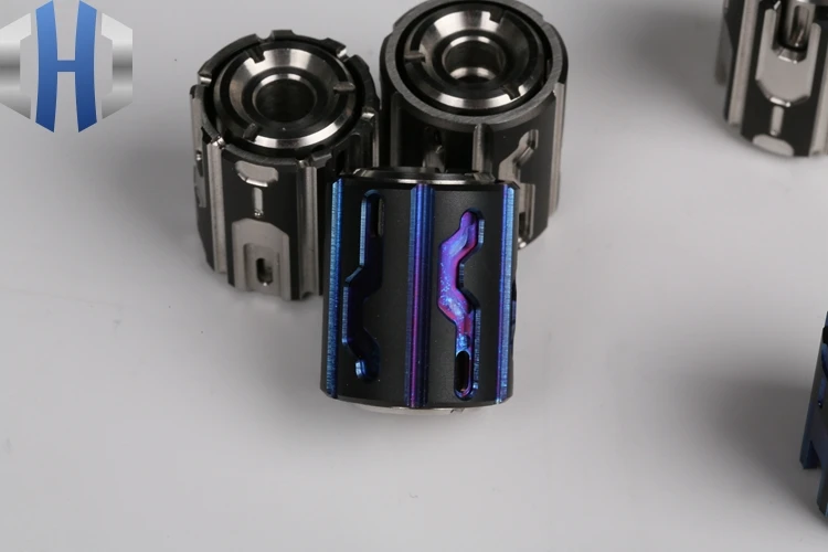 Contas de Faca Liga Titânio Mini Fingertip Giroscópio Acessórios Brinquedo Adulto Personalidade Descompressão Edc 6 Ferram. atividade ar livre