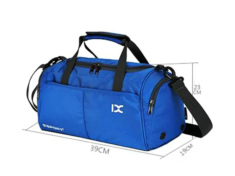 Водонепроницаемая спортивная сумка из полиэстера для спортзала, женская спортивная сумка для занятий йогой, стиль, сумка на одно плечо для мужчин, Пляжная дорожная сумка