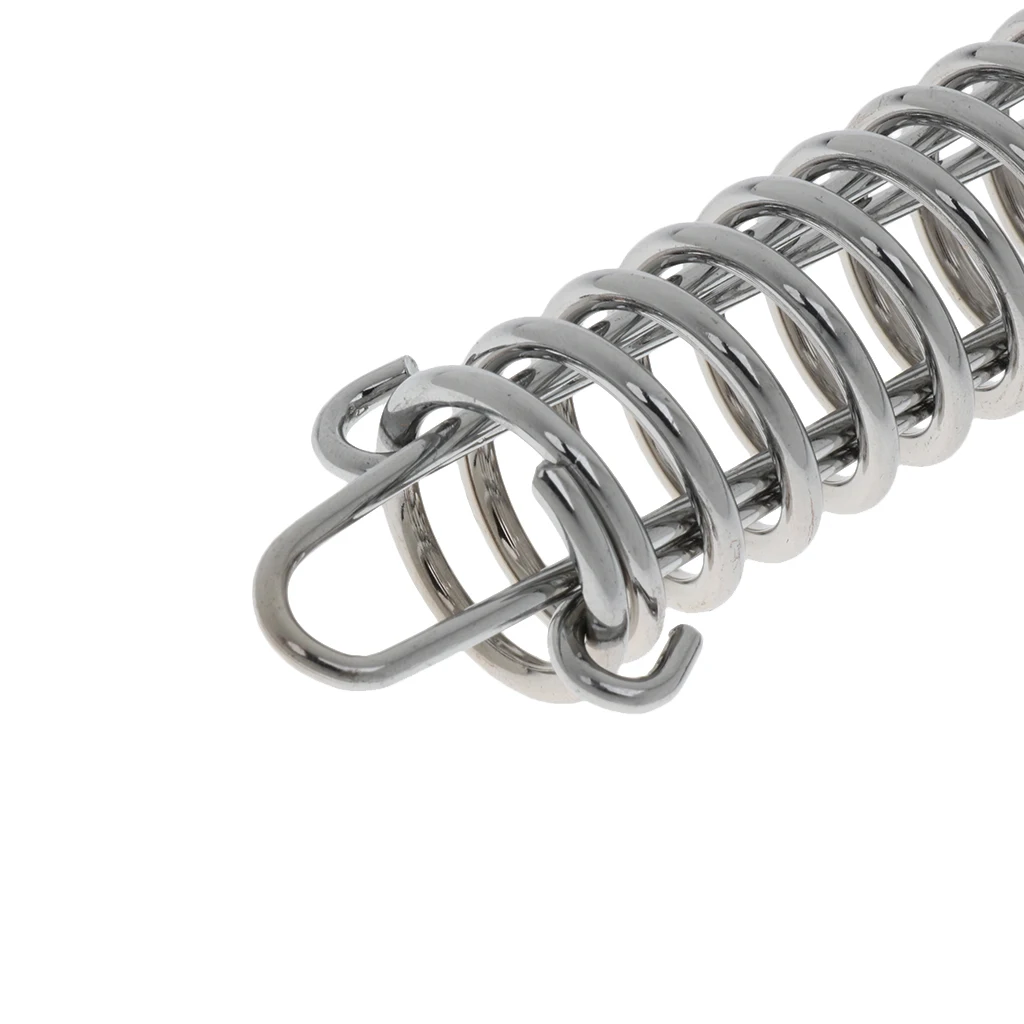 10 Pieces Stainless Steel Camping Awning/Tent Spring Tensioner/ Tightener for Outdoor Camping Travel Accessories