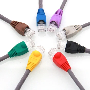 

20Pcs RJ45 8P8C Adapter Cover Cap / Boot Network Cable Connector for CAT 5/5e/6