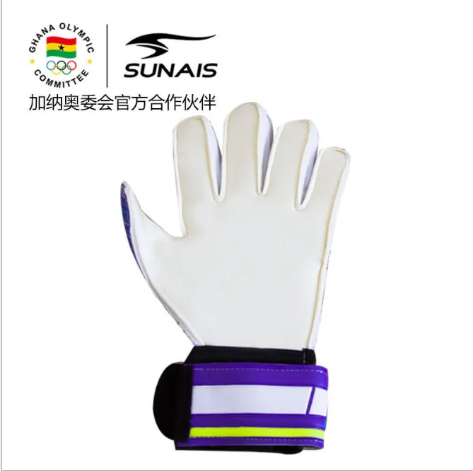 SUNAIS мужские профессиональные вратарские перчатки сильная защита пальцев футбол уплотненный латекс вратарские перчатки Вратарь Перчатки