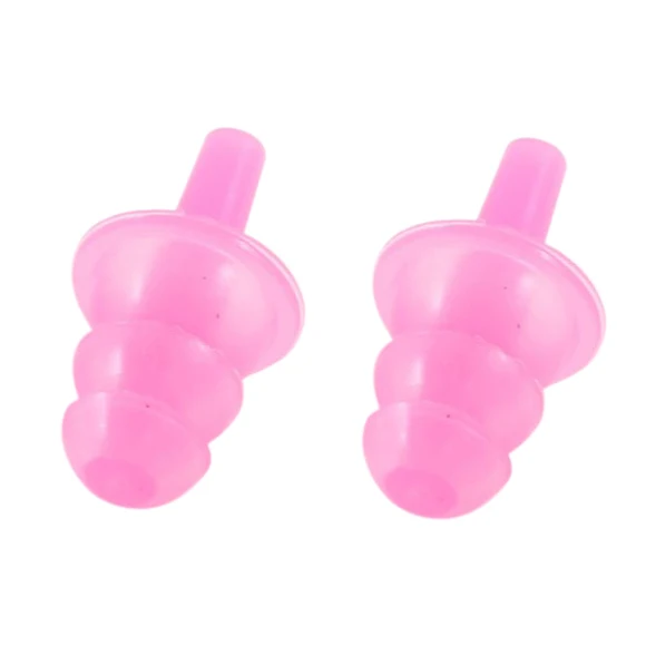 5X фуксия пластиковая клипса для носа w силиконовые затычки для ушей набор для плавания