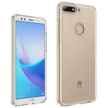 

30pcs/lot Anti-shock TPU PC Acrylic Crystal Tough Armor Hard Case For Huawei Mate 20 lite Mate 20 Pro Mate 20 X Honor 8C
