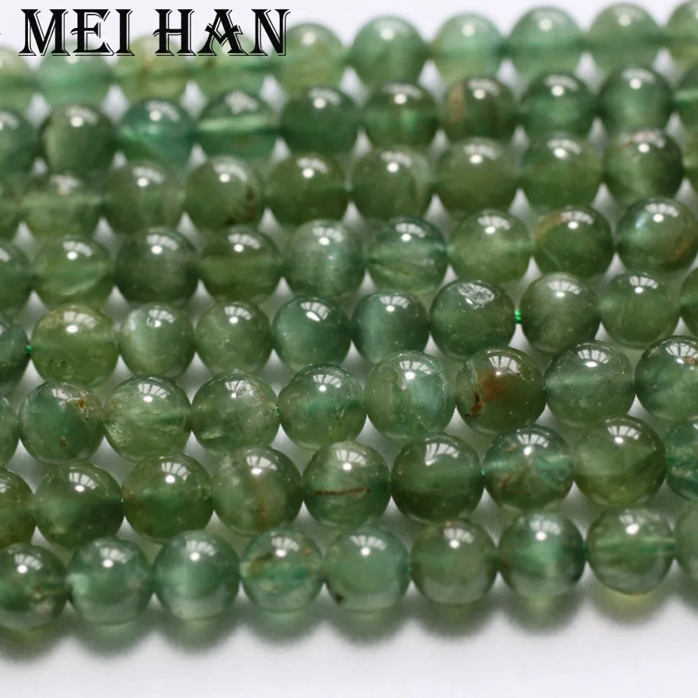 

Wholesale (44beads/set/55g) natural 9-9.5mm green blue apatite smooth round loose gem stone beads for jewelry making design DIY
