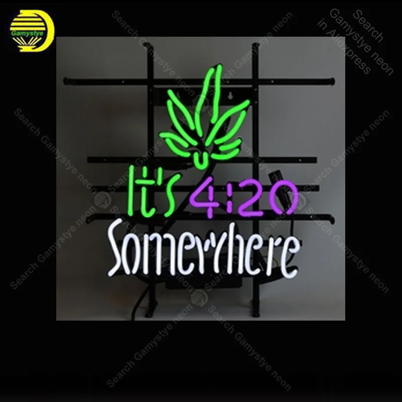 

NEON SIGN For Its 4:20 Somewhere letrero custom luces neon light lampara neon signs for sale vintage neon light for wall custom