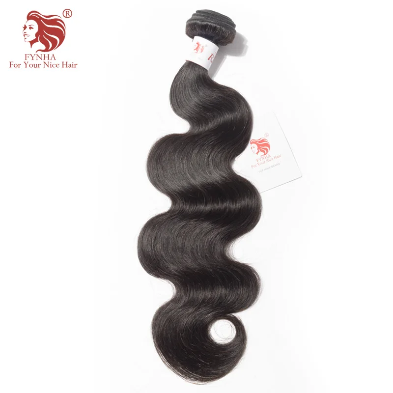 [FYNHA] Brazilian Hair Weave Bundles Remy Hair Body Wave 100% Human Hair Bundles Natural Color Free Shipping brazilian-body-wave-hair-bundles