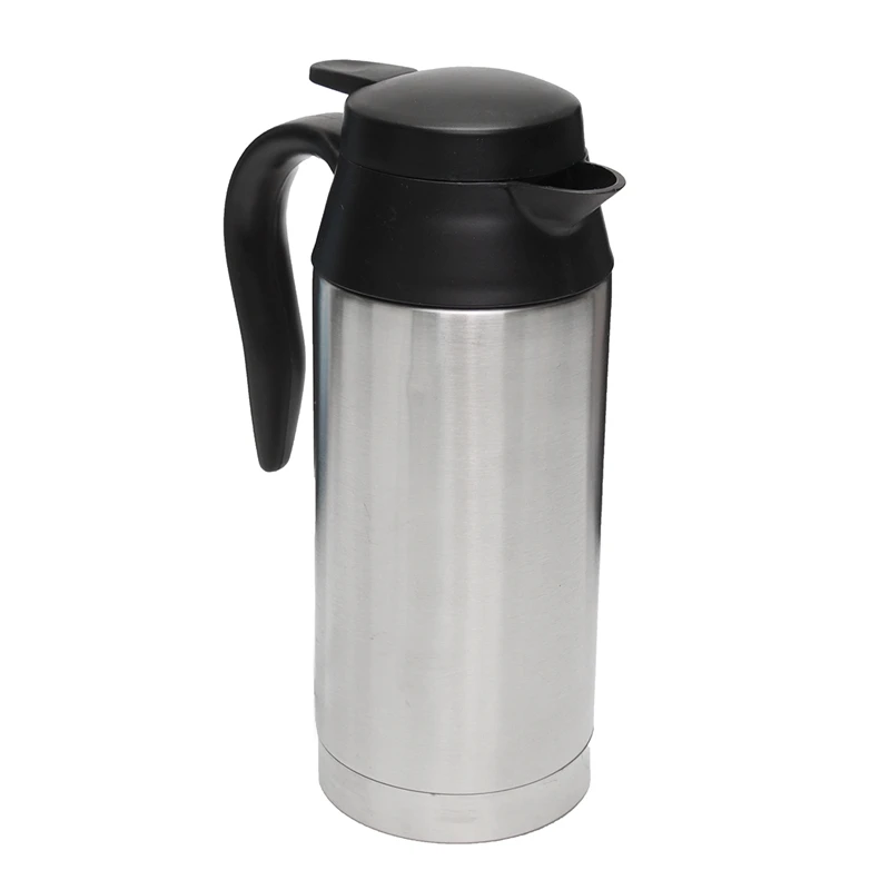12V Electric Kettle 750ml Insulation Pot Stainless Steel In-Car Bottle Travel Trip Heated Mug Motor Hot Water For Car Truck