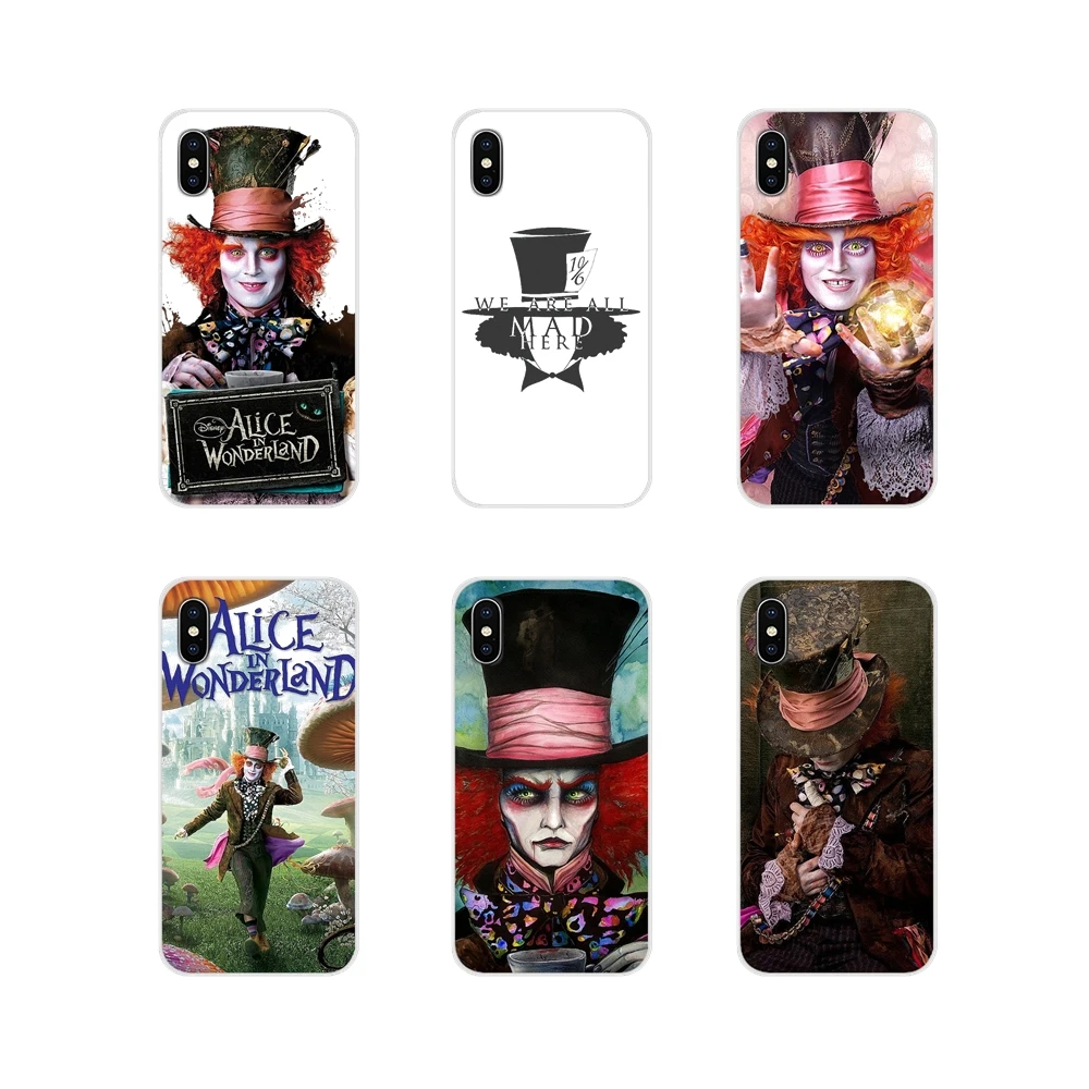 

Mad Hatter Alice In Wonderland Silicone Shell Cases For Samsung Galaxy S3 S4 S5 Mini S6 S7 Edge S8 S9 S10 Lite Plus Note 4 5 8 9