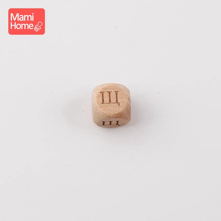 27 Mamihome 10 шт. бусы с русским алфавитом, деревянные игрушки для прорезывания зубов, набор для самостоятельного изготовления, модные аксессуары с русскими деревянными буквами - Цвет: 27