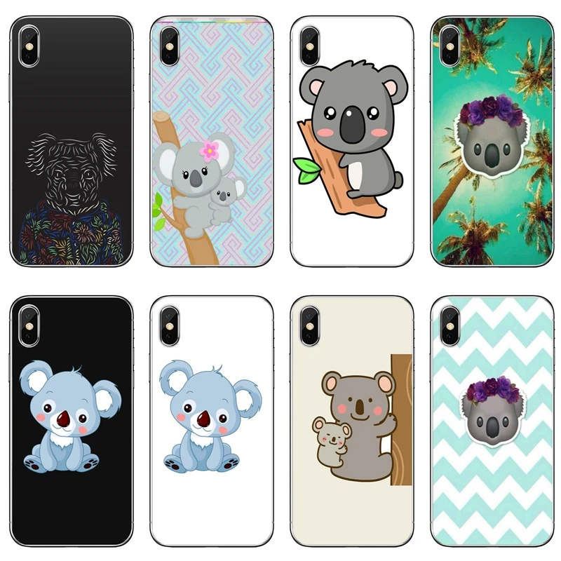

cute Koala animal For Huawei Mate 20 10 lite pro 9 8 Y9 Y7 Y6 prime Y5 Y3 II GR5 2017 2018 2019 Soft mobile phone case