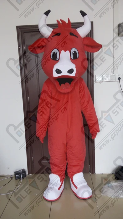 Heisser Red Bull Maskottchen Kostume Qualitat Vieh Maskottchen Kostume Costume Costume Costume Mascotcostume Cartoon Aliexpress