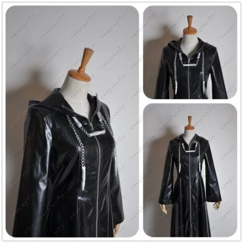 Kingdom Hearts II Organization XIII Cloak Cosplay Costume Anime Party High quality windbreaker Kingdom Hearts II Organization XIII Cloak Cosplay Costume Anime Party High quality windbreaker
