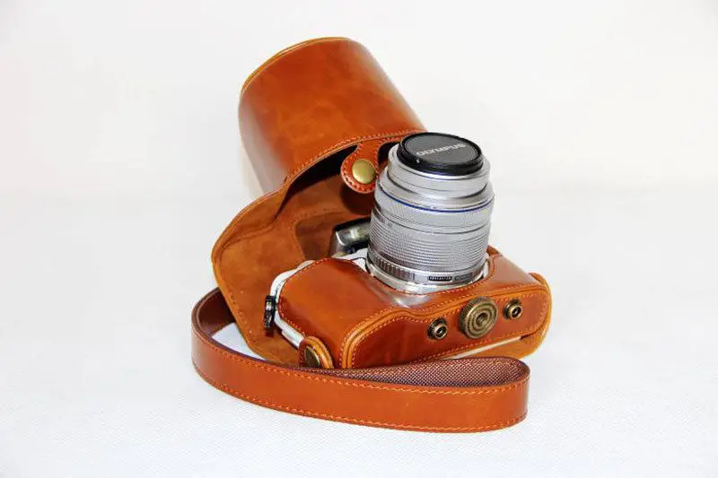 Из искусственной кожи жесткий Камера чехол сумка для цифровой камеры OLYMPUS Pen E-PL7 EPL7 E-PL8 EPL8 EPL9 E-PL9