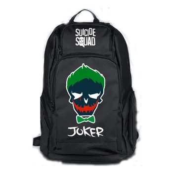

Joker Suicide Squad Backpack School Travel Book Bag Halloween Cospaly Xmas Gift