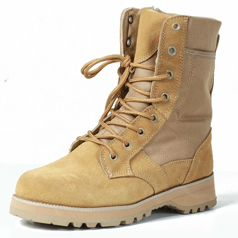 Tactical Combat Men's Desert Training Boots Outdoor Camping Climbing Hiking Army Fans Male