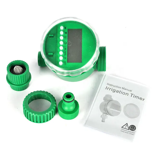 BORUiT DIY Micro Drip Irrigation Automatic Watering Timer Kit System With Adjustable Dripper Smart Controller For Garden Plant