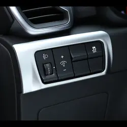 1 шт ABS хром фар переключатель кнопка регулировки круг защиты отделкой Стикеры для Kia Sportage Kx5 QL LHD 2016 2017