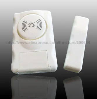 

100dB Wireless Magnetic Sensor Door Guard Alarm Anti-theft Entry Alarm Doorbell & 100 Sets/Lot DHL/UPS/FEDEX/EMS Free Shipping
