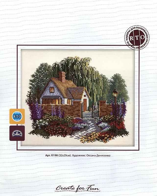 CS-999 cross stitch kit loverly house home villa.jpg