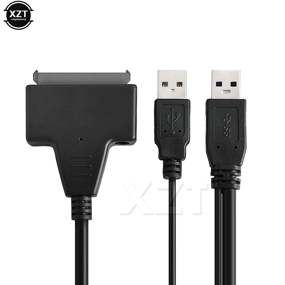 SATA на 2 * USB 0 порта 7 + 15 22pin адаптер кабель Внешний провод питания для 5 дюймового Ssd