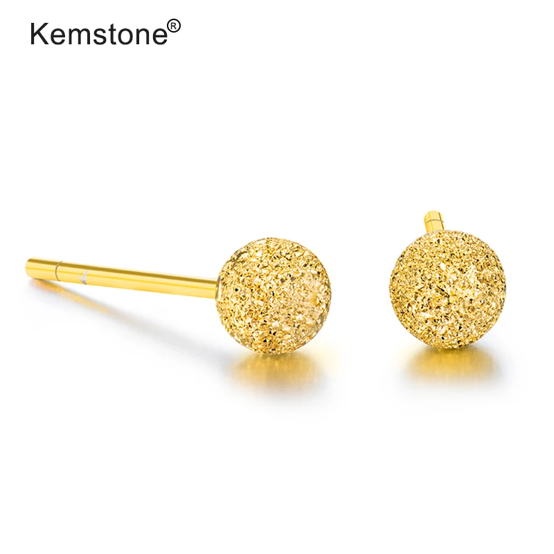 

Kemstone Cute 925 Sterling Silver Ball Stud Earrings Jewelry Gift for Girls Women