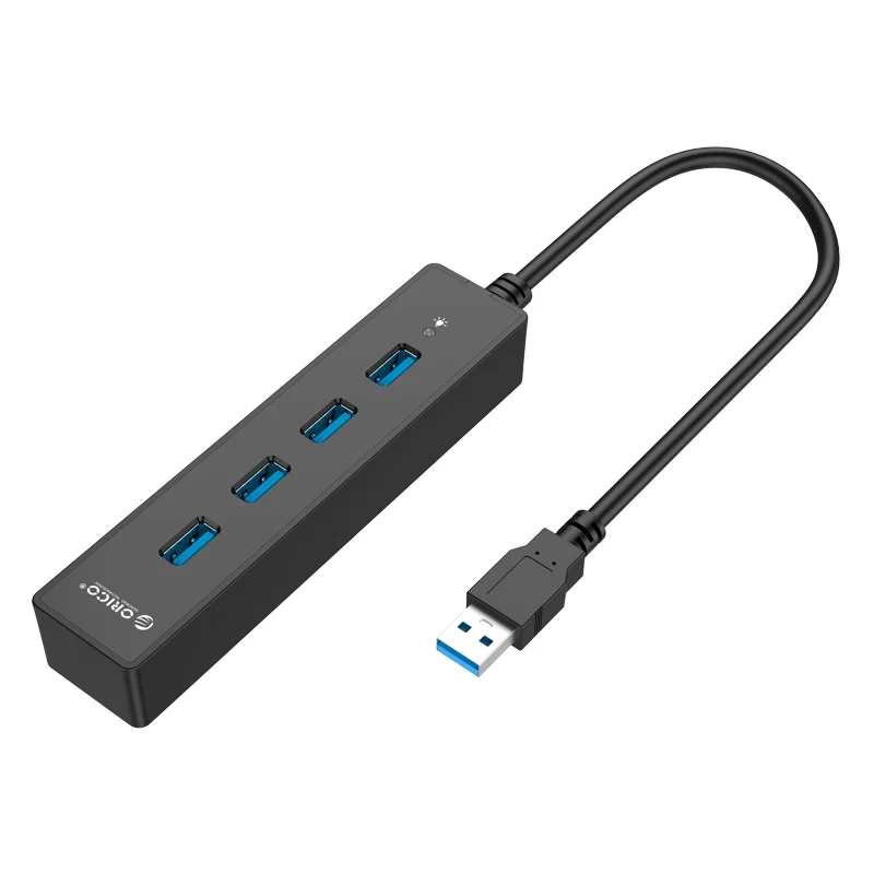 Высокоскоростной 4 порта USB3.0 концентратор USB порт USB Micro порт концентратор зарядки Sup порт ed кабель для передачи данных 30 см USB3.0 шнур, W8PH4-U3