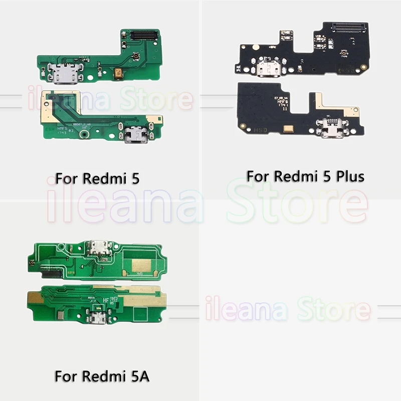 Для Redmi 5 5A Plus PCB USB разъем порт плата FPC док-станция зарядный гибкий кабель для Xiaomi Redmi Note 5 5A