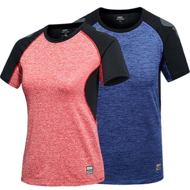 

Japan Korea Asian Man Blue Rose Patchwork Quick-drying T-shirts Unisex Casual Sport Breathable Polyester Elastic Slim Tees