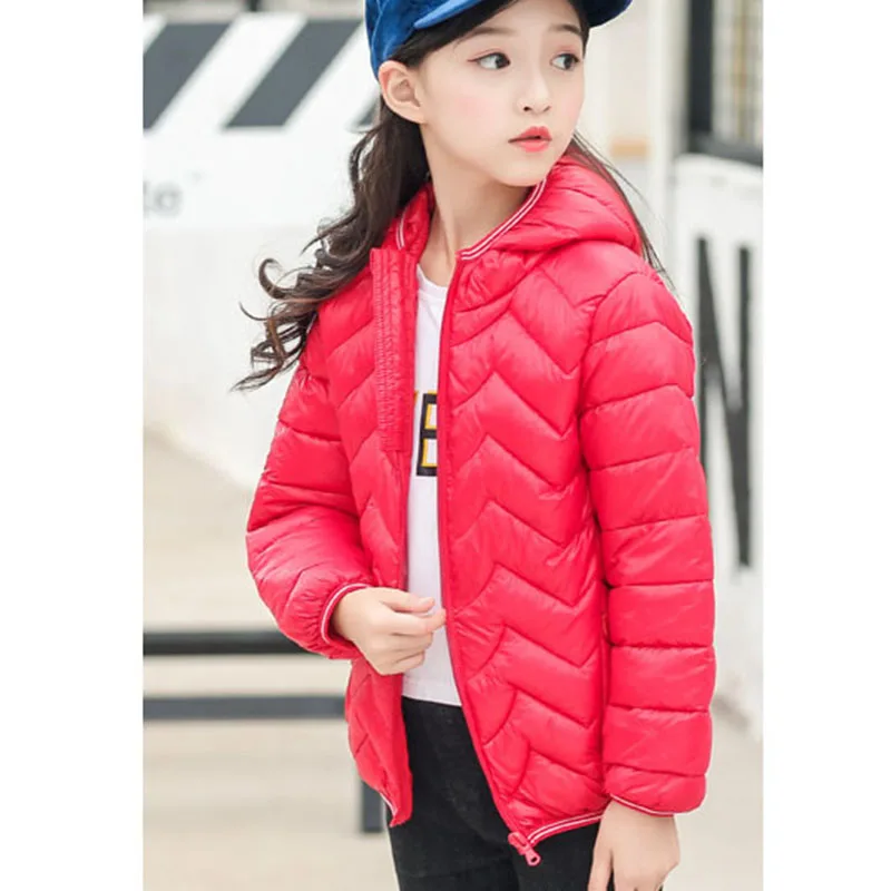 teenage girls winter 2018 jacket clothes children light cotton coat