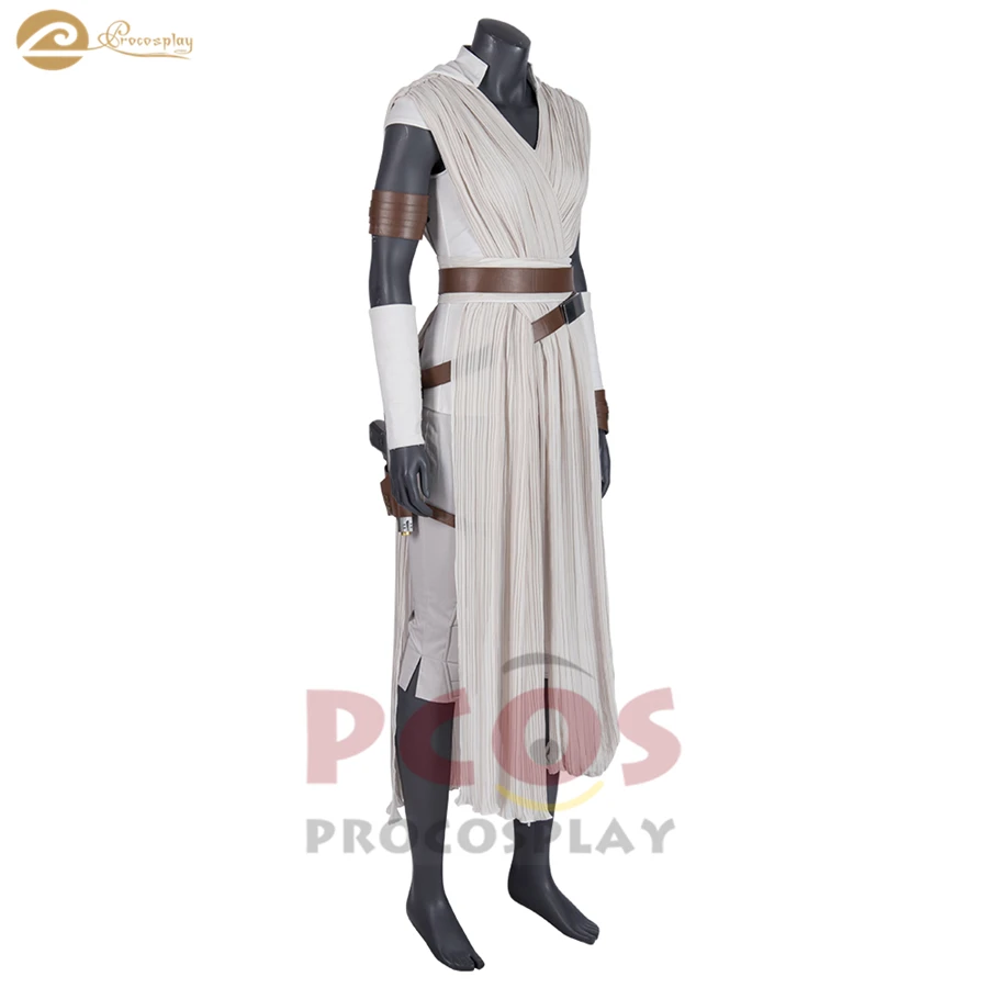 Procosplay Star Wars: The Rise of Skywalker Luke Skywalker's apprentice Jedi Knight Rey Cosplay Costume mp004988