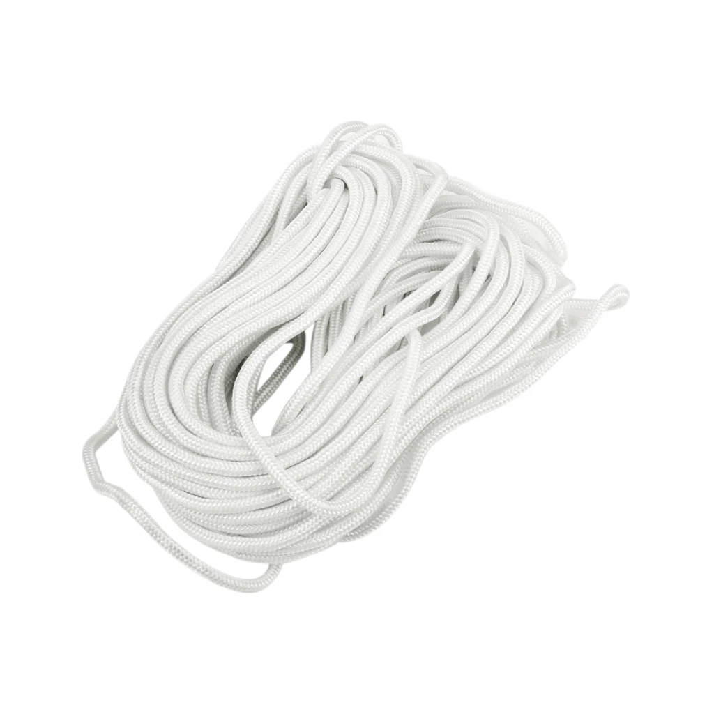 Durable 20 Meters 6MM Twisted Polyester Nylon Braided Boat Mooring Anchor Rope Line Anchor Boat  Rope 