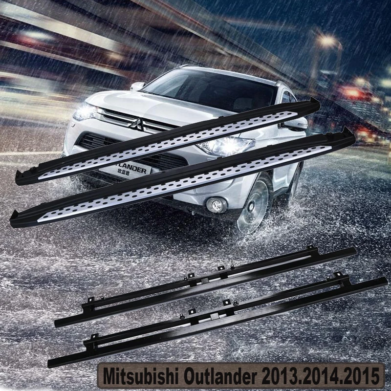 

Outlander Running Boards Side Step Bar Pedals For Mitsubishi Outlander 2013.2014.2015.Brand New Original Design Nerf Bars