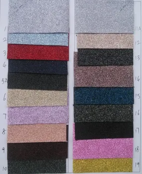 

synthetic PU soft glitter fabric