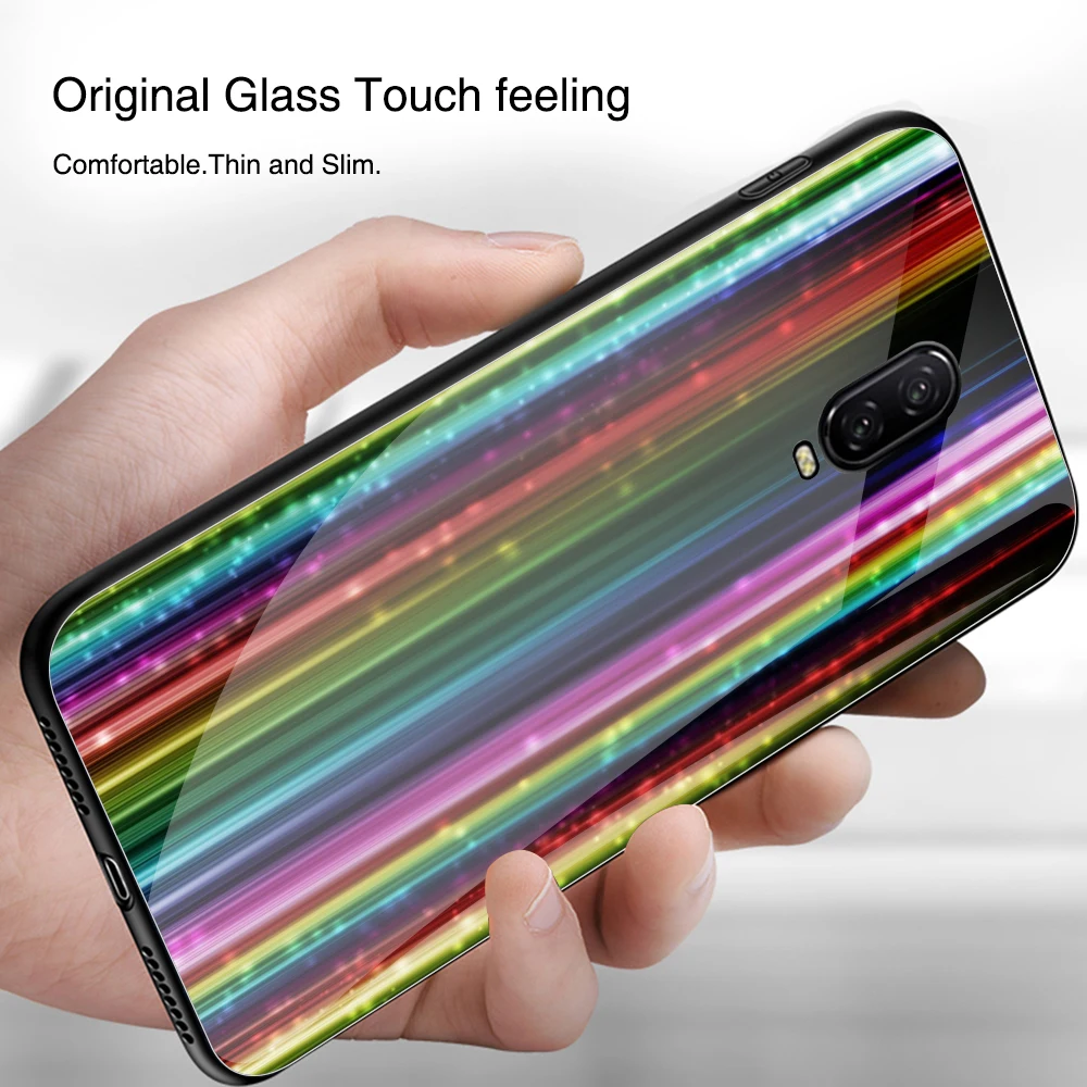 FinderCase для OnePlus 7 pro Чехол Радужный цвет One Plus 7 закаленное стекло задняя крышка 1+ 6 T чехол для телефона оболочка для OnePlus 6 t 6