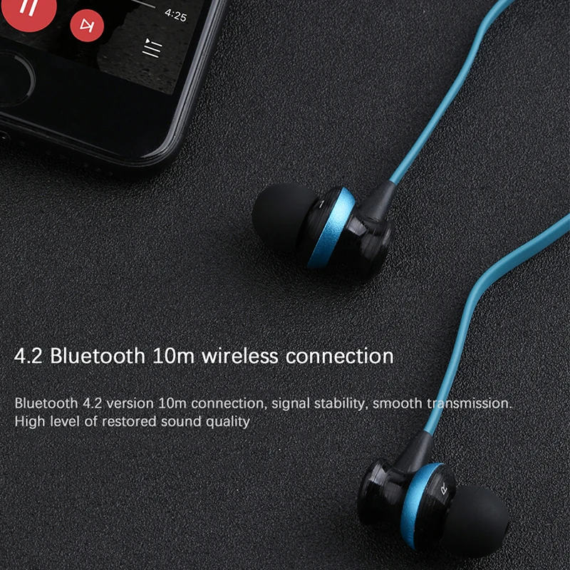 Магнитные Bluetooth Наушники AWEI B980BL Спортивные Беспроводные наушники с микрофоном