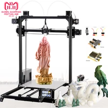 Flsun كبيرة حجم 3d طابعة 300x300x420 مللي متر السيارات مستوى اللمس شاشة داول الطارد DIY 3D مجموعة الطابعة ساخنة السرير سفينة من ألمانيا(China)