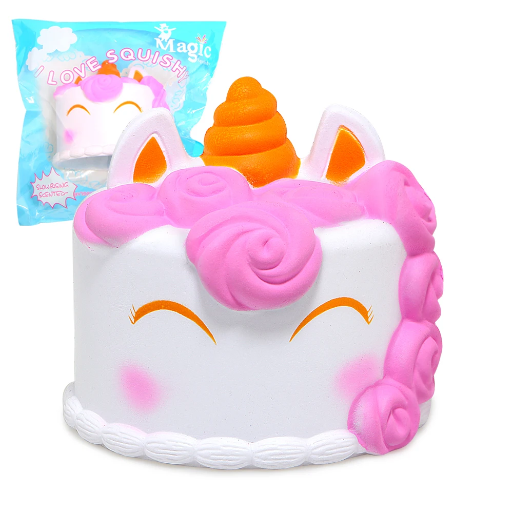 

Jumbo Squishy Cute Unicorn Cake Squishies Super Slow Rising Cream Scented Original Package