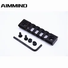 Тактический охотничий 5 Слот Алюминиевый Keymod круглое Крепление Пикатинни Weaver Rail прицел для страйкбольного оружия крепление цевье для винтовки рельс