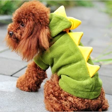 Pet supplies font b Dogs b font clothing Puppy Cat Cute Dinosaur Pretty pet Hoodies Costumes