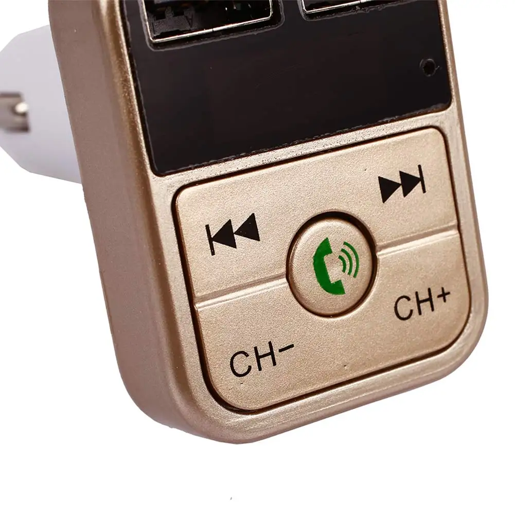 5 в 2.1A светодиодный цифровой дисплей Автомобильный беспроводной Bluetooth комплект Handsfree Вызов приемник fm-передатчик микрофон двойное автомобильное usb-устройство для зарядки телефона