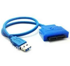 USB3.0 to Micro SATA 1.8" SSD 16P 7+9 Hard disk driver Adapter |
