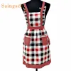 Saingace Women Lady Restaurant Home Kitchen Bib Cooking Aprons With Pocket  quality first 3
