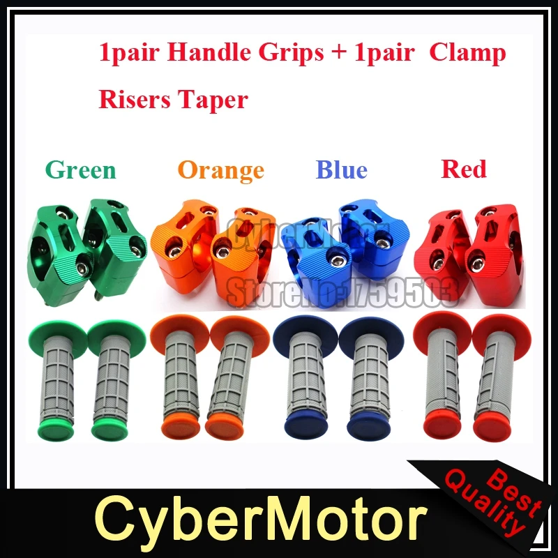 

Throttle Grips Clamp Risers Taper For 28mm 1 1/8'' Fat Handlebar Pitsterpro Stomp Atomik Taotao Kayo Lifan Dirt Pit Bike