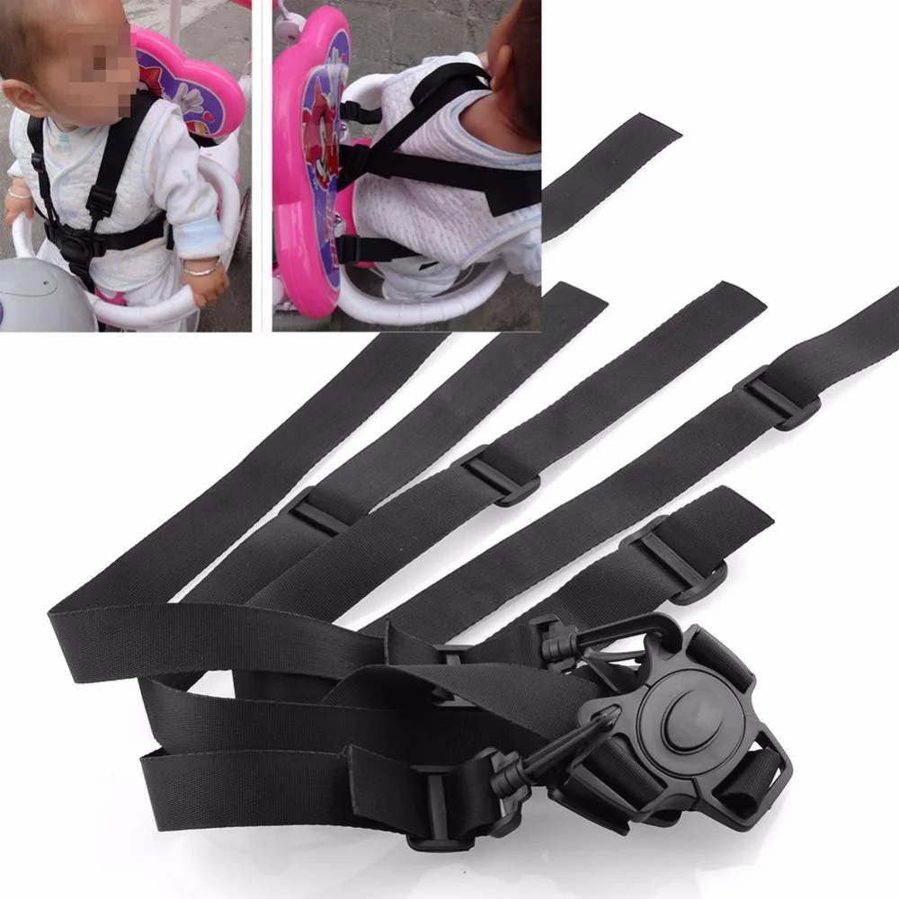 New Arrivla Convenient 5 Point Harness Baby Stroller Pram Buggy Safe