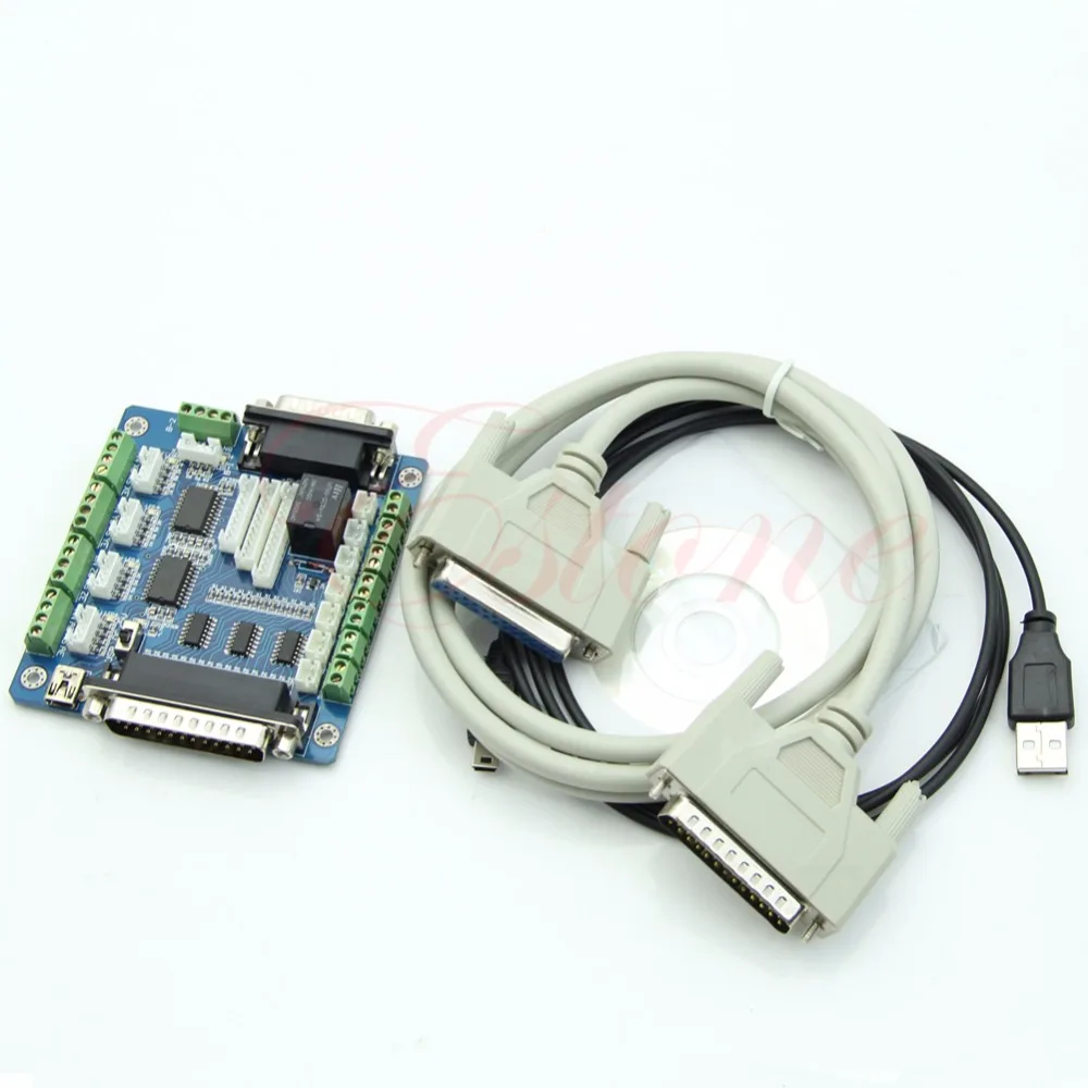 

Board Interface Adapter For Stepper Motor + USB DB25 Cable 5 Axis CNC Breakout