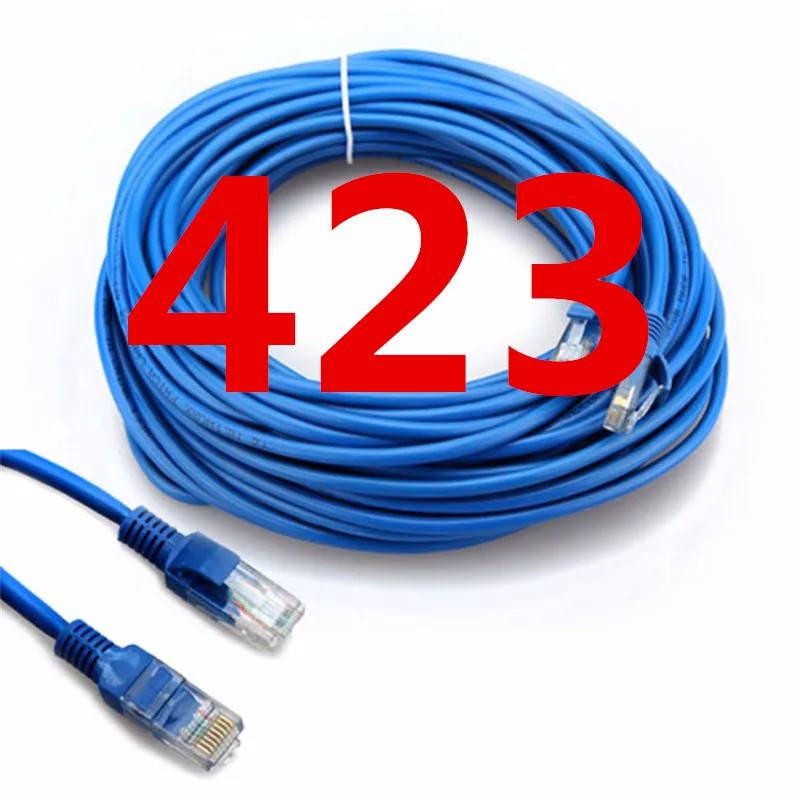 

B423 High Speed Cat 7 Ethernet Network Cable RJ45 Pure Copper Shielded Network Cable 10 Gigabit HD Transmission For PC Router La