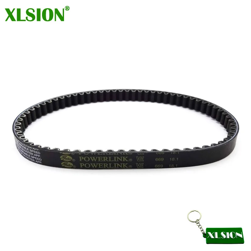 XLSION приводной ремень Powerlink 669 18 1 30 CVT для GY6 49cc 50cc Roketa Sunl Vespa Jonway мопед скутер 139QMB