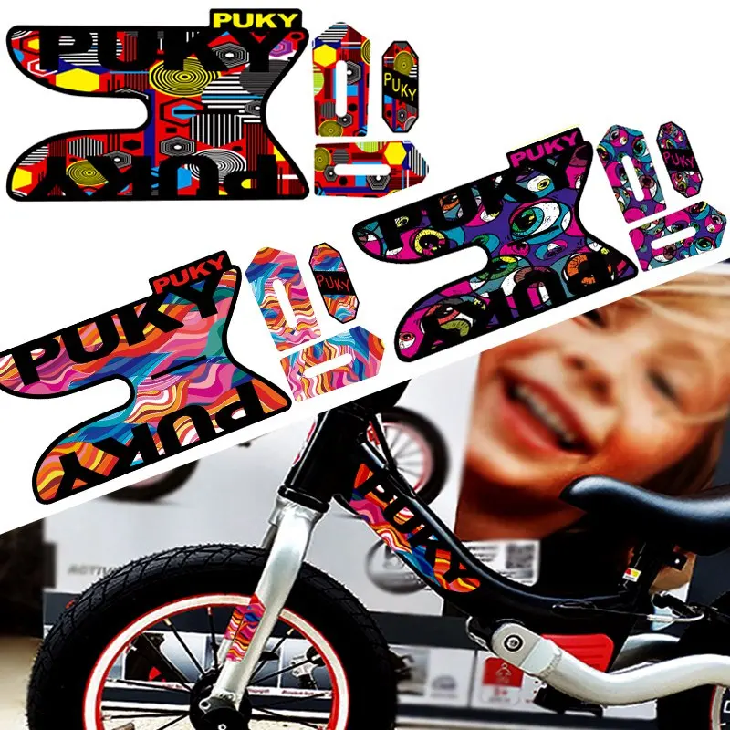 Дети-Puky балансировочный велосипед стикер водонепроницаемый стикер s 12 дюймов балансировочный тренировочный велосипед светоотражающий стикер