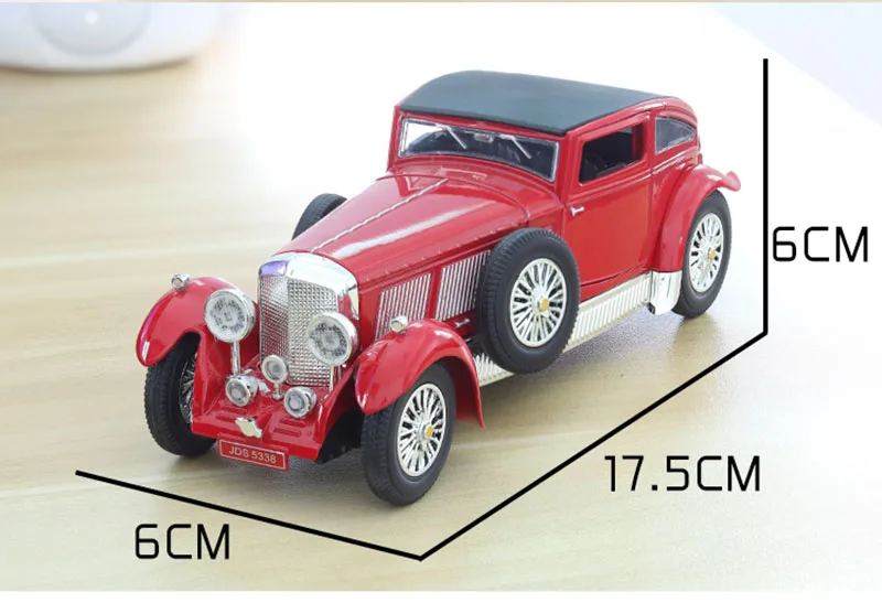 1/32 сплав под старину 8L классическая модель игрушки Автомобили литья давлением